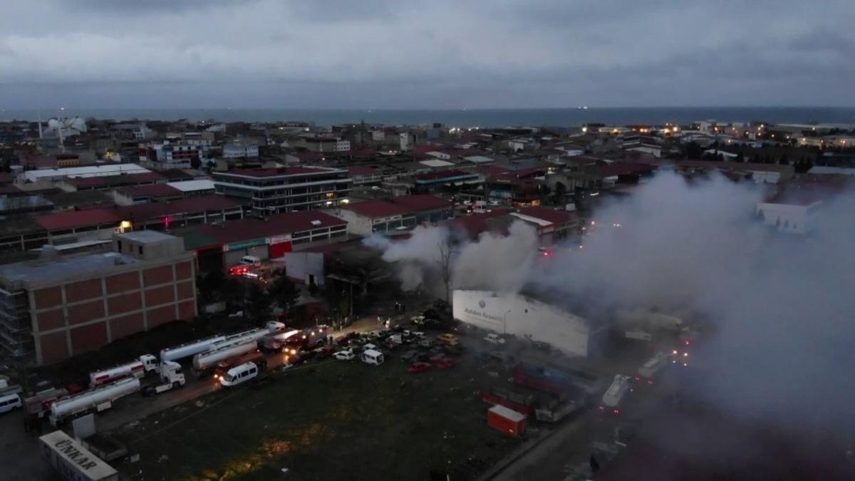 Samsun&rsquo;daki yangın kontrol altına alındı