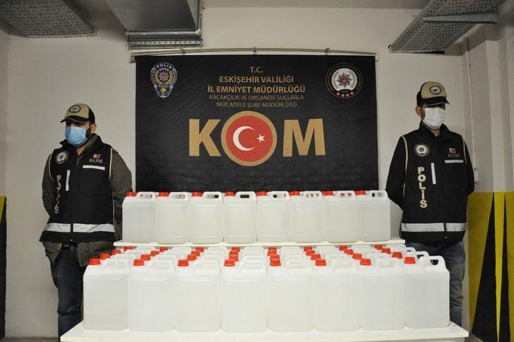 720 litre etil alkol ele geçirildi G2