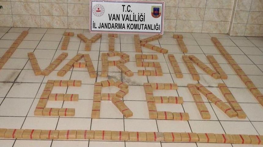 Van&rsquo;da 101 kilo eroin ele ge&ccedil;irildi