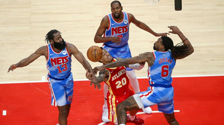 NBA'de Brooklyn Nets, zorlandığı maçı yıldızlarıyla kazandı