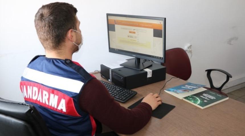 Jandarmadan siber operasyon: 15 siteye erişim engeli
