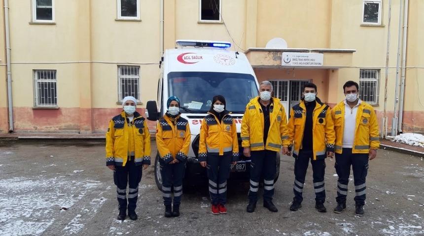 Tavas’a tam donanımlı ambulans teslim edildi