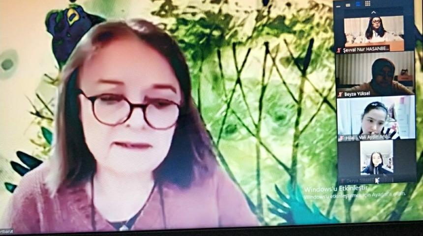 &Ccedil;ocuk yazarı Miyase Sertbarut, &ouml;ğrencilerle buluştu