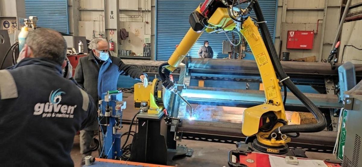 G&uuml;ven Kep&ccedil;e, robot kaynak testlerini sonrası &uuml;retime başladı