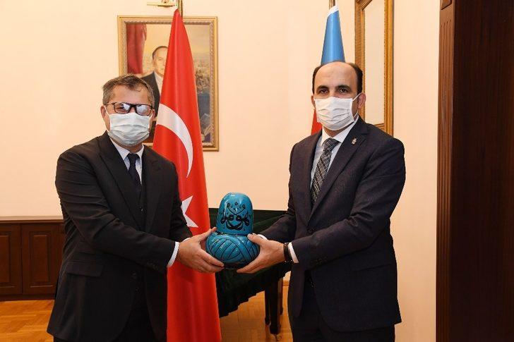 TDBB Başkanı Altay Azerbaycan Büyükelçisi’ni ziyaret etti G1