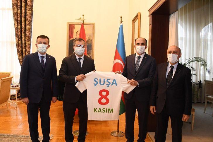 TDBB Başkanı Altay Azerbaycan Büyükelçisi’ni ziyaret etti G3