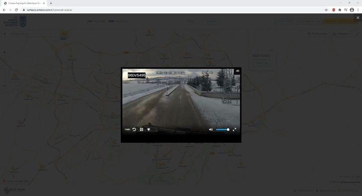 Ankara’da karla mücadele canlı yayında G5