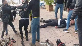 Antalya'da taciz şüphelisine meydan dayağı