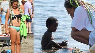 Esra Akkaya'nın oğluyla yeni yaşamı