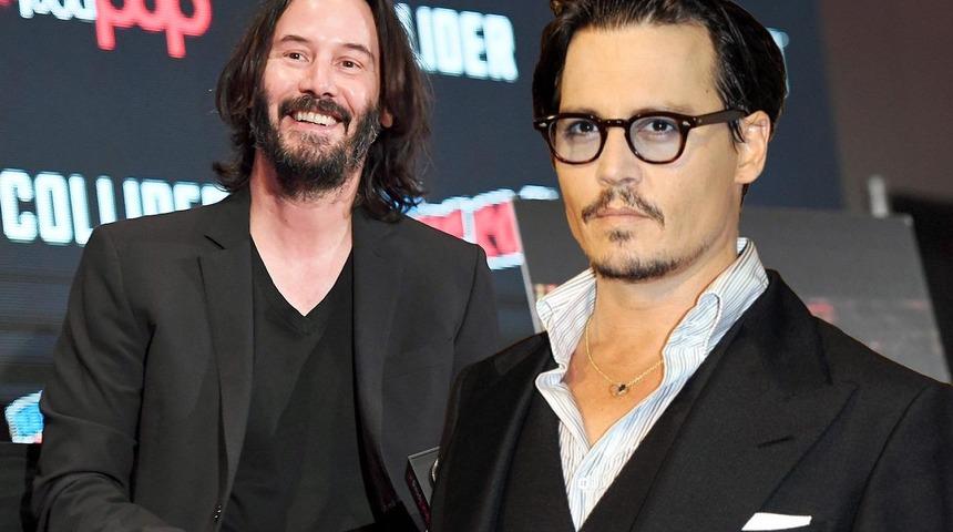 Keanu Reeves&rsquo;den Johnny Depp&rsquo;e: 'Benden daha yakışıklı'