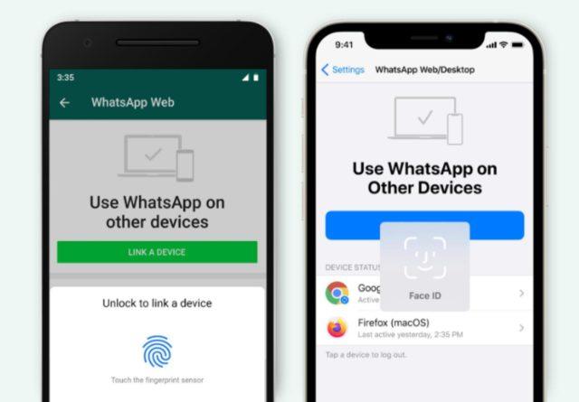 WhatsApp Web biyometrik kimlik doğrulama