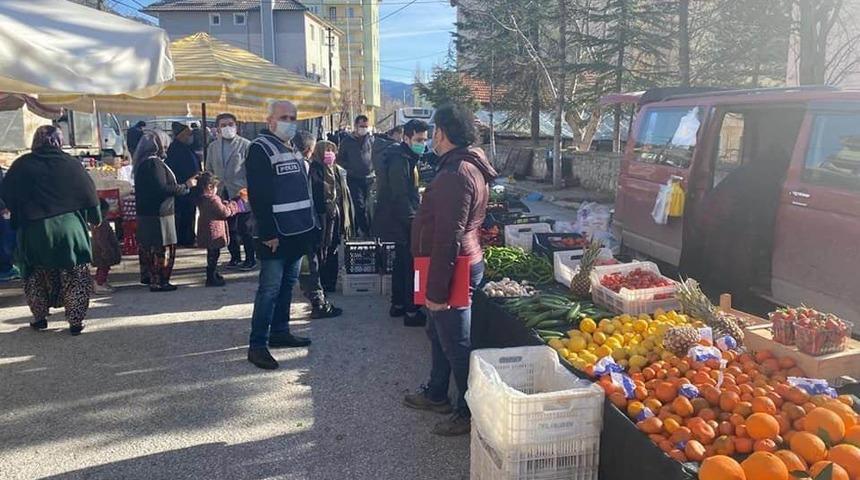 Derebucak ve H&uuml;y&uuml;k&rsquo;te korana vir&uuml;s denetimleri s&uuml;r&uuml;yor
