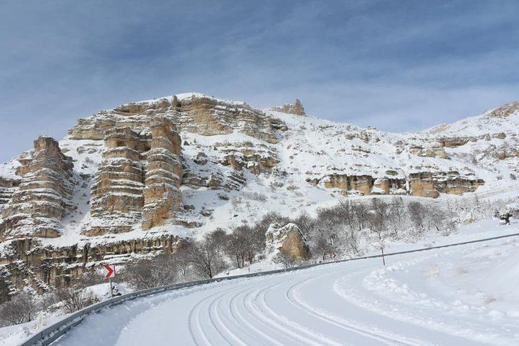 Başyayla’ya yakan kar, kartpostallık görüntüler oluşturdu G5