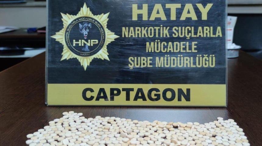 Hatay&rsquo;da uyuşturucu hap operasyonu