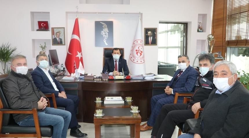 Başkan Cabbar’dan Gençlik ve Spor İl Müdürüne ziyaret