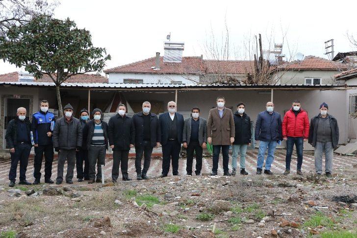 Depremde hasar gören ve sonrasında yıkılan cami yeniden yapılıyor G3