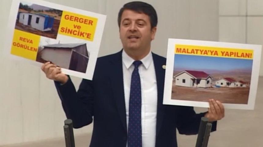 Milletvekili Tutdere, Adıyamanlı depremzedelerin sorunlarını gündeme getirdi