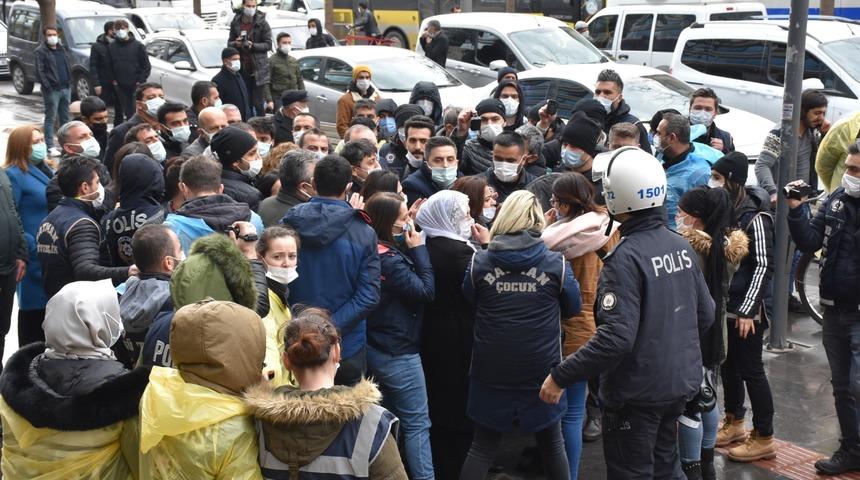 Batman'da HDP'lilerle polis arasında gerginlik