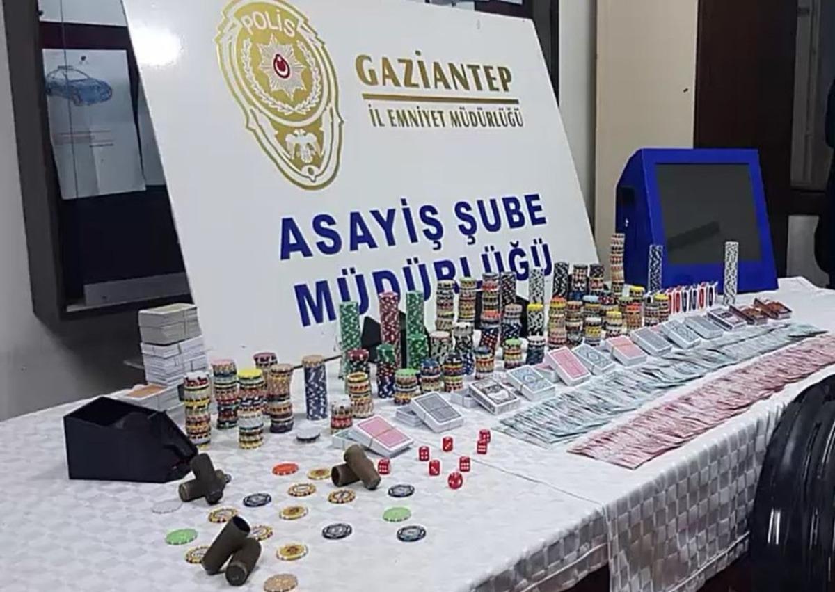 Gaziantep&rsquo;te kumar operasyonu: 24 g&ouml;zaltı