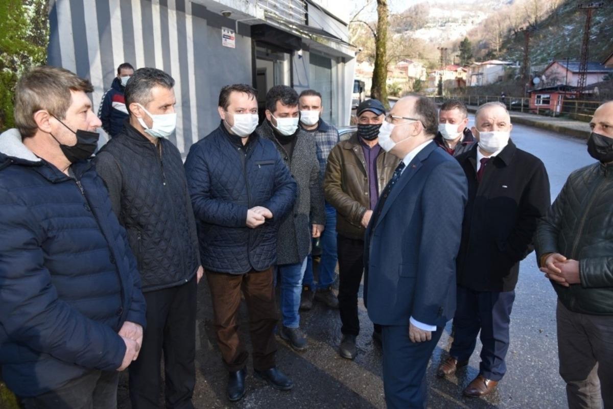 Vali Tutulmaz, iş insanlarını ziyaret etti