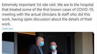 DSÖ heyetinden, Vuhan’daki ilk pandemi hastanesine ziyaret