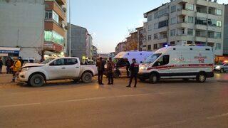 Yozgat'ta ambulans ile kamyonet çarpıştı: 3 yaralı