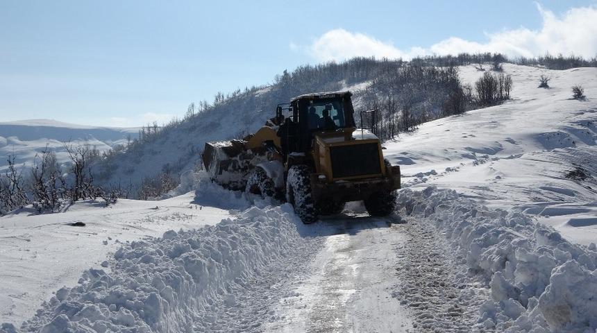 Muş&rsquo;ta 82 k&ouml;y yolu ulaşıma kapandı