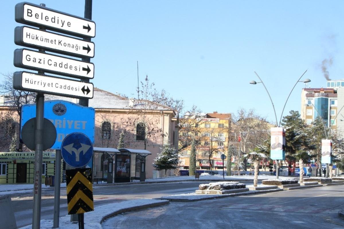 Elazığ&rsquo;da hafta sonu kısıtlama sessizliği