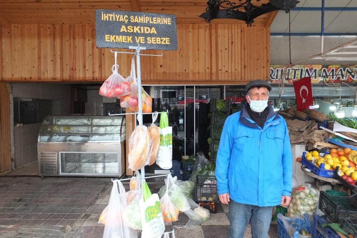 Askıda ekmek ve sebze rağbet g&ouml;r&uuml;yor