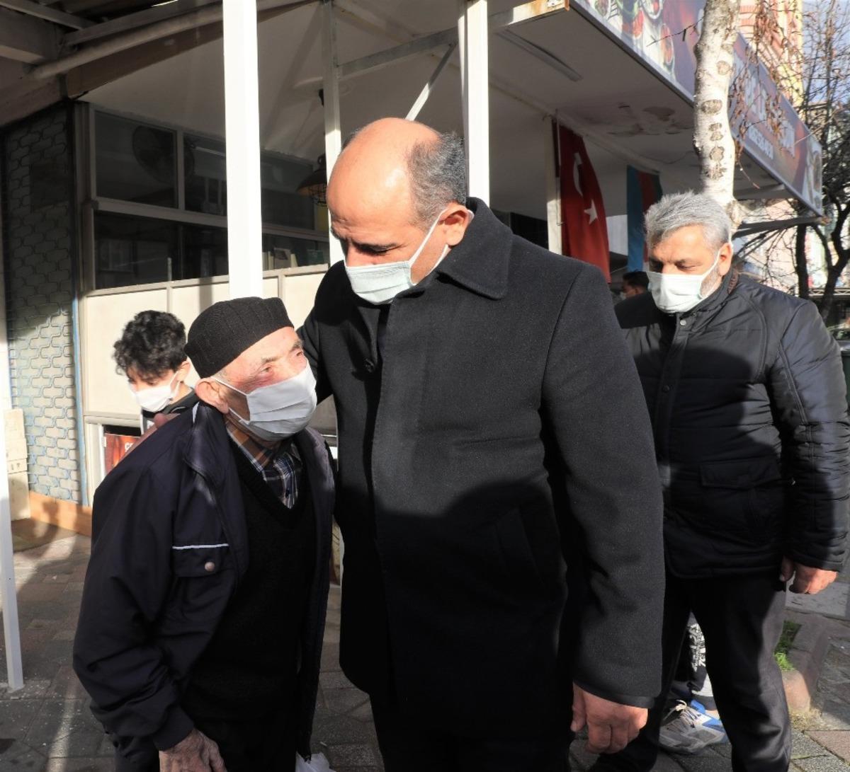 Başkan S&ouml;ğ&uuml;t, &Ccedil;amlıtepe esnafını ziyaret etti