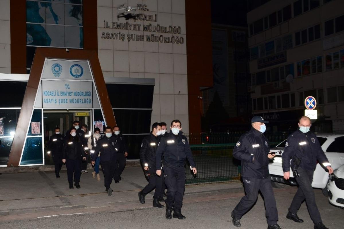 Kocaeli&rsquo;de aranan 17 ş&uuml;pheliye polis operasyonu