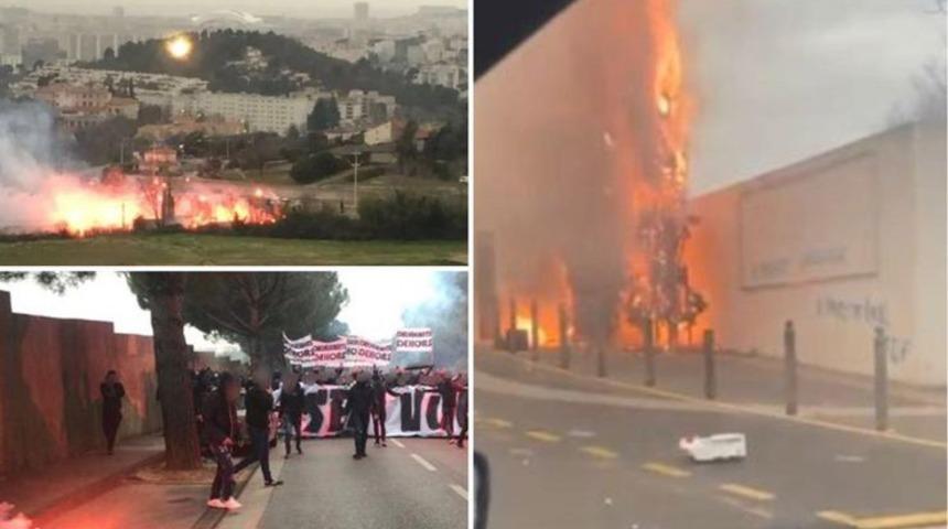 Ligue 1'de Marsilya - Rennes karşılaşması ertelendi.