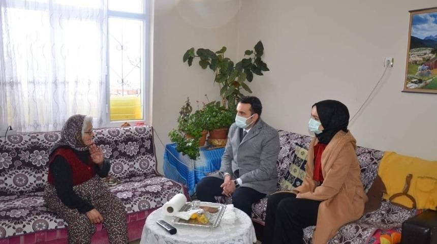Kaymakam Çelik’ten aile ziyareti