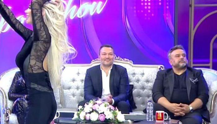 İbo Show'da Bülent Serttaş'ın o hareketi olay oldu! Oryantal Didem dans ederken...