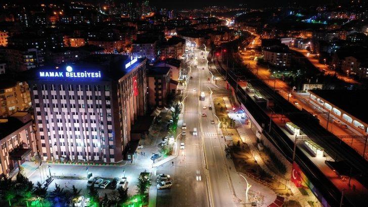 Mamak’ta caddeler ışıl ışıl G4