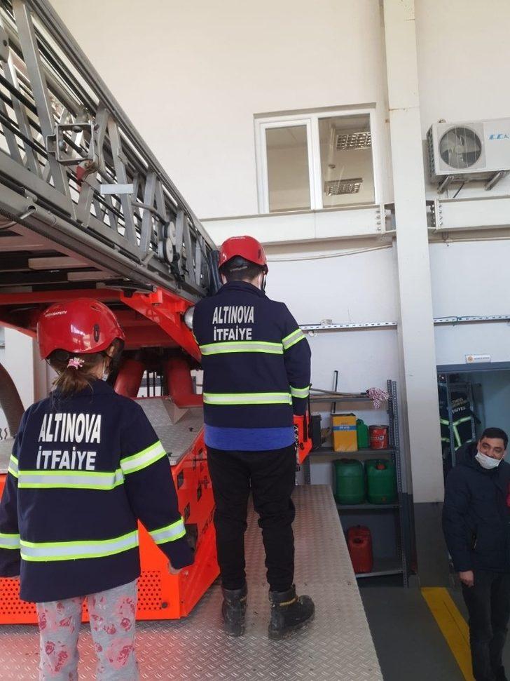 Minik itfaiyeciler iş başında G5