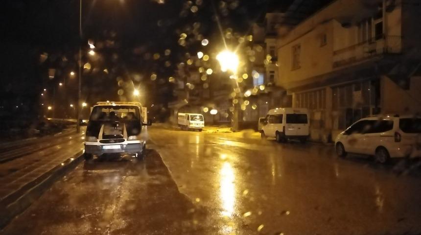 Yavuzelin’de yağmur etkili oldu