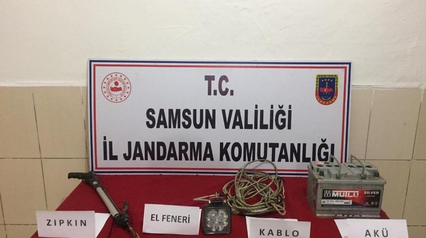 Zıpkınla balık avına idari işlem