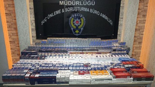 Gaziantep’te 4 bin 76 paket kaçak sigara ele geçirildi