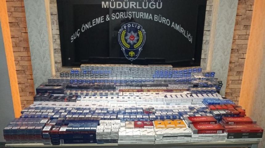 Gaziantep&rsquo;te 4 bin 76 paket ka&ccedil;ak sigara ele ge&ccedil;irildi