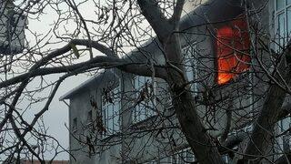 Ortaköy’de alev alev yanan daire paniğe neden oldu