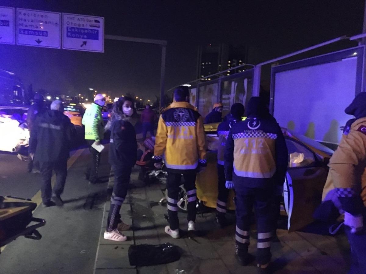 Ankara&rsquo;da zincirleme kaza: 1 &ouml;l&uuml;