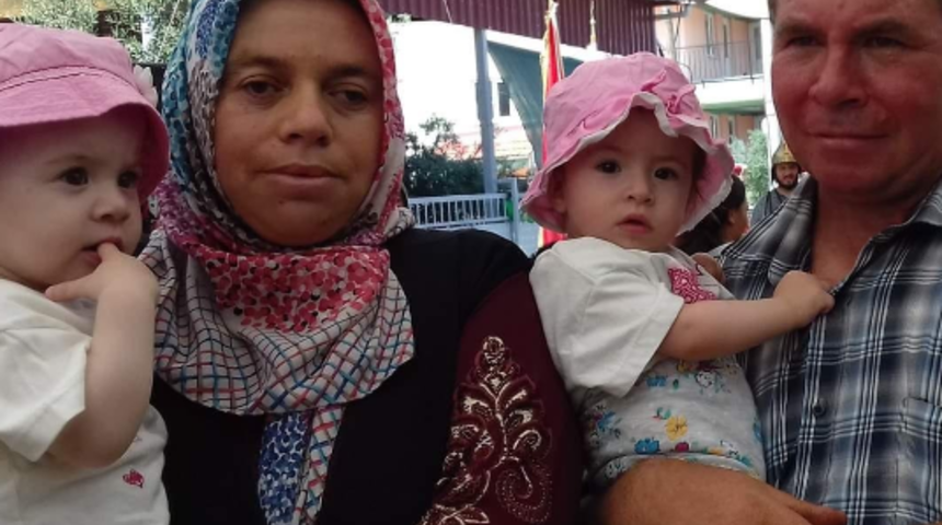 Denizli'deki yangında ikiz çocuklar ağır yaralandı