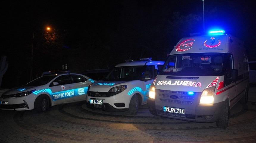 Alkollü şahıs önce kendine zarar verdi sonra da 112’den yardım istedi