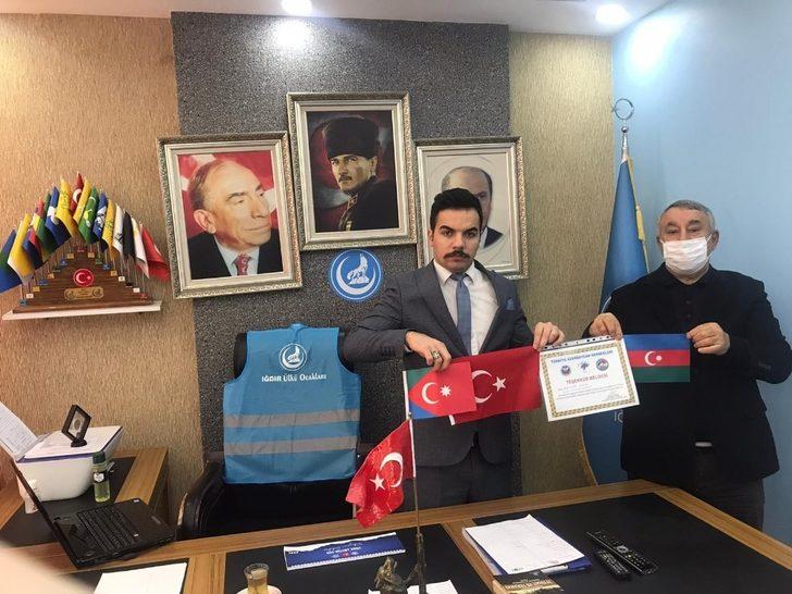 Ünsal’dan Başkan Kaşkar’a teşekkür belgesi G1