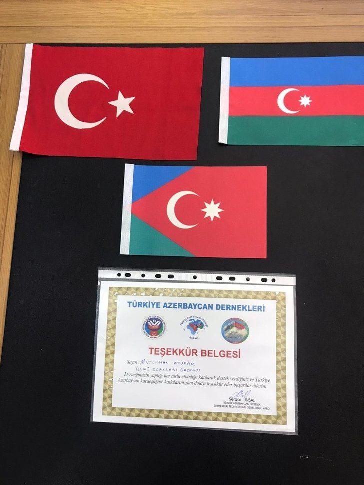 Ünsal’dan Başkan Kaşkar’a teşekkür belgesi G3