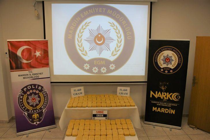 Mardin’de 51 kilo 460 gram eroin ele geçirildi G2
