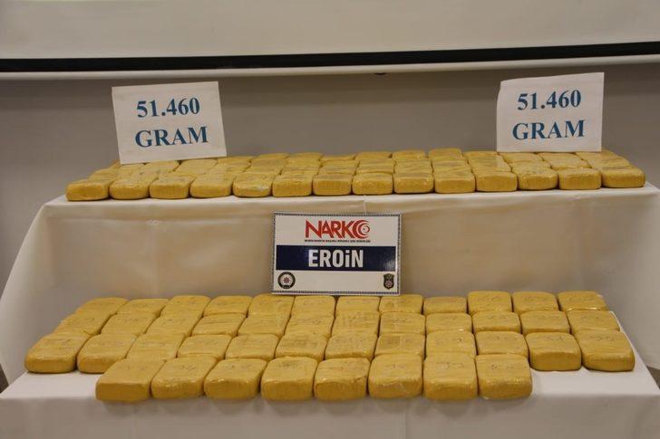 Mardin’de 51 kilo 460 gram eroin ele geçirildi G3