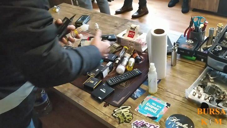 Bursa’da gümrük kaçağı elektronik sigara ve aksesuar operasyonu G4