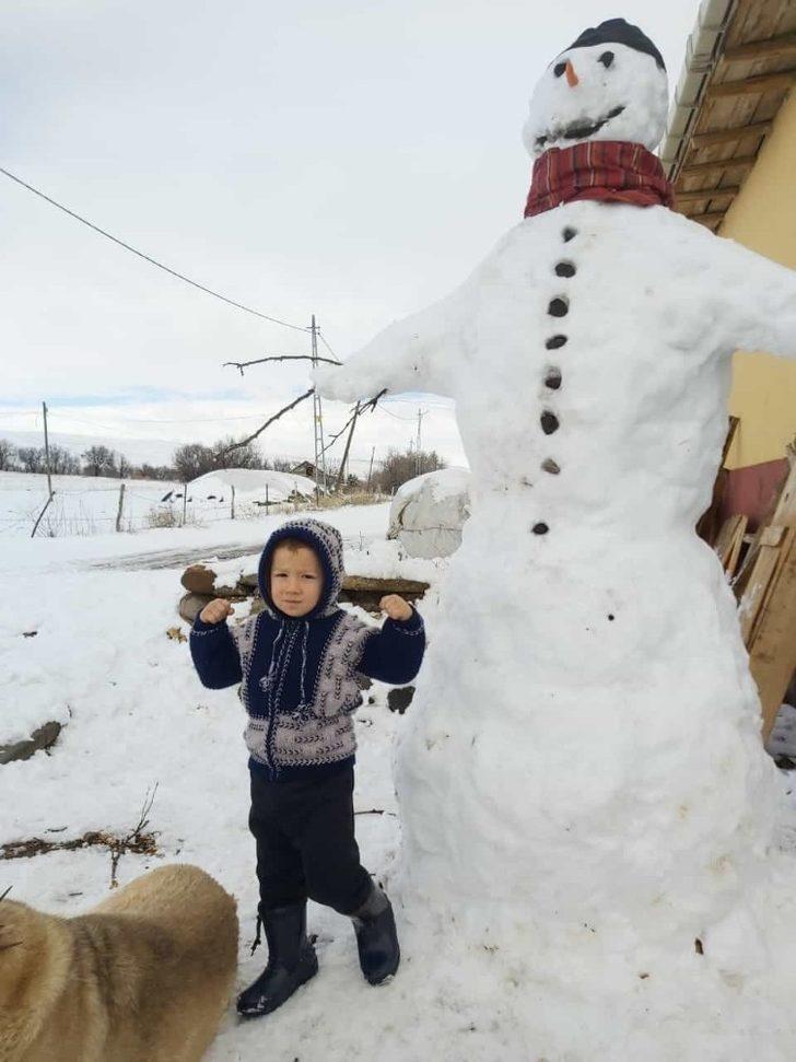 Kar çocukları sevindirdi G2